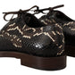 Elegant Formal Python Derby Shoes