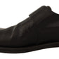 Elegant Black Leather Monk Strap Formal Shoes