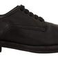 Elegant Black Leather Men's Dress Shoes