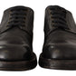 Elegant Black Leather Men's Dress Shoes