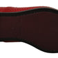 Red Exotic Leather Formal Slide Shoes