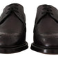 Elegant Purple Wingtip Men's Formal Shoes