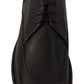 Elegant Black Leather Formal Wingtip Shoes