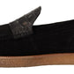 Elegant Black Alligator Leather Loafers