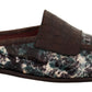Elegant Bordeaux Leather Slides