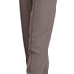 Elegant High Waist Silk Blend Trousers