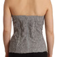 Chic Sweetheart Strapless Lace Bustier Top