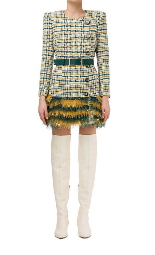Green Cotton Women Dress