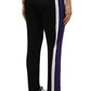 Black Polyester Men Pants