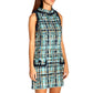 Blue Viscose Women Dress