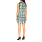 Blue Viscose Women Dress
