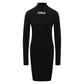 Black Cotton Women Dress