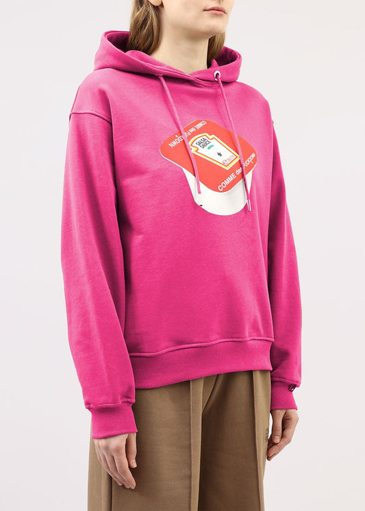 Fuchsia Cotton Women Sweater