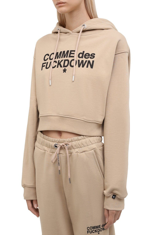Beige Cotton Women Sweater