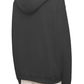 Chic Gray Logo Hooded Sweatshirt with Zip Closure