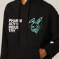 Black Cotton Women Sweater