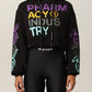 Black Cotton Women Sweater