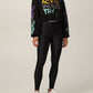 Black Cotton Women Sweater
