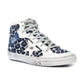Blue Calfskin Women Sneaker