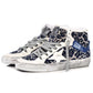 Blue Calfskin Women Sneaker