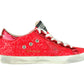 Red Glitter Italian Sneakers