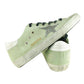 Green Calfskin Women Sneaker