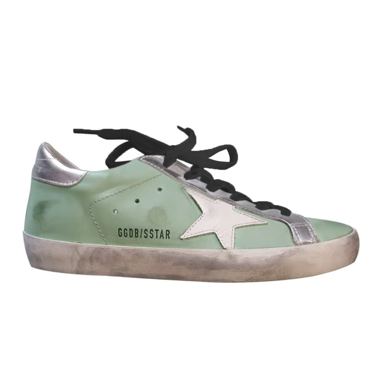 Green Leather Women Sneaker