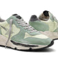Green Leather Women High-Top Sneaker