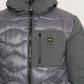 Gray Nylon Men Jacket