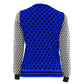 Blue Cotton Women Sweater