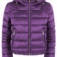 Purple Polyester Women Jacket