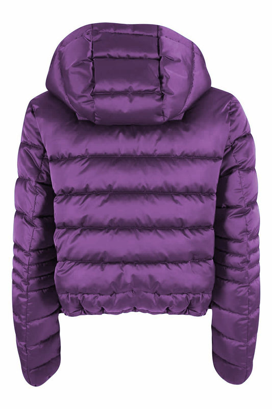 Purple Polyester Women Jacket
