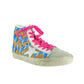 Multicolor Leather Women Sneaker