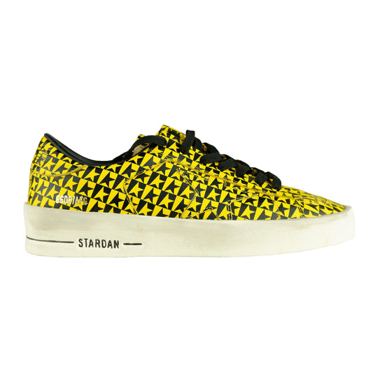 Yellow Leather Women Sneaker