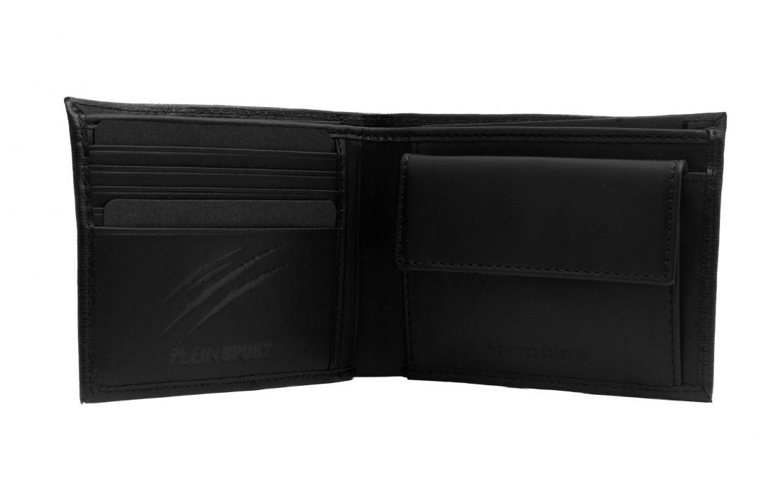 Black Polyester Men Wallet