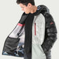 Black Nylon Men Jacket