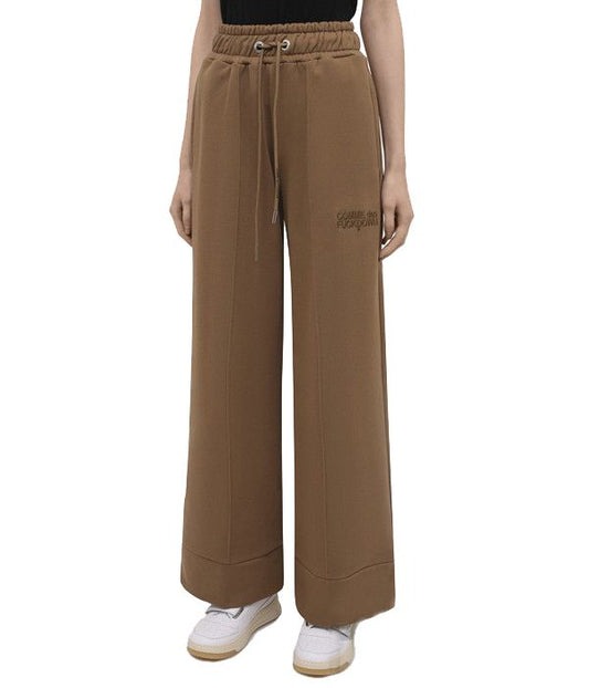Brown Cotton Women Sweatpant