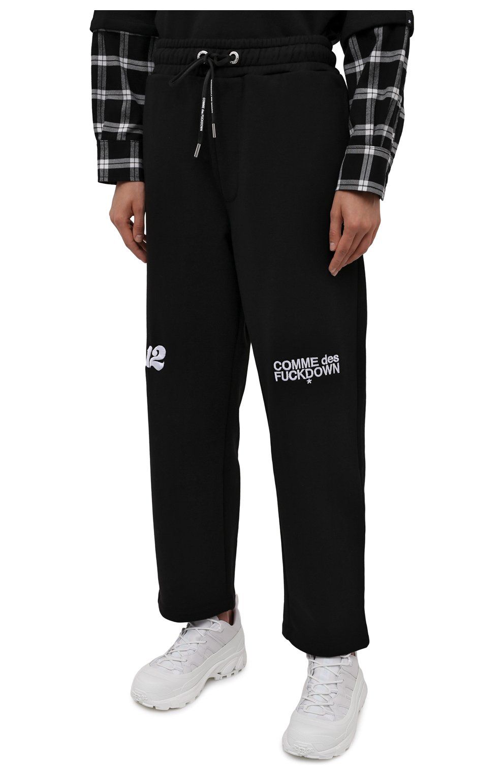 Black Cotton Women Trousers