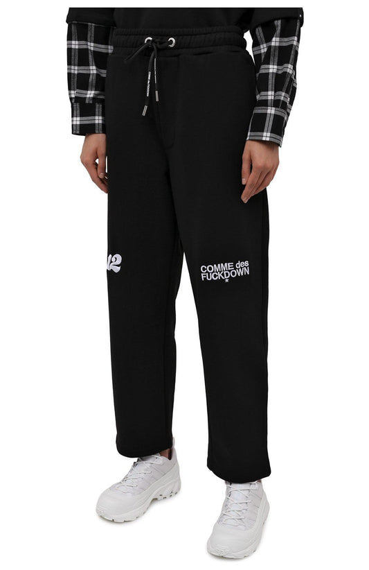 Black Cotton Women Trousers