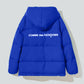 Blue Polyamide Men Jacket