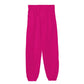 Fuchsia Cotton Women Sweatpant