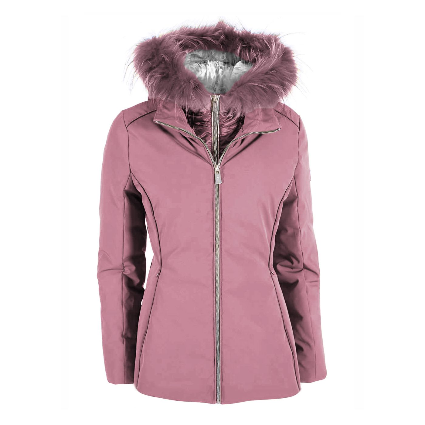 Pink Polyamide Women Jacket