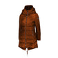 Orange Polyamide Women Jacket