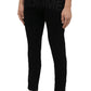 Black Cotton Men Jeans