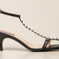 Chic Black Heeled Sandals - Italian Elegance