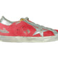 Red Leather Women Sneaker