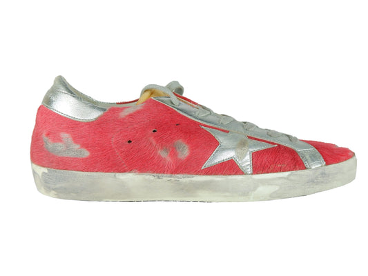Red Leather Women Sneaker