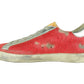 Red Leather Women Sneaker