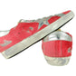 Red Leather Women Sneaker