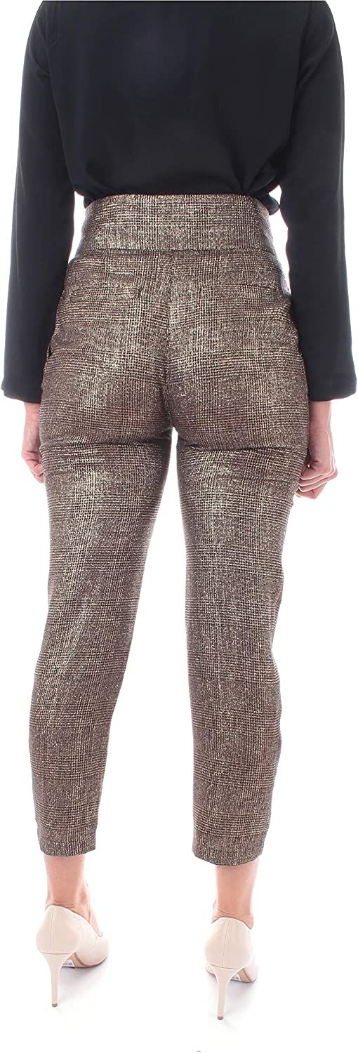 Gray Wool Blend Women Trouser